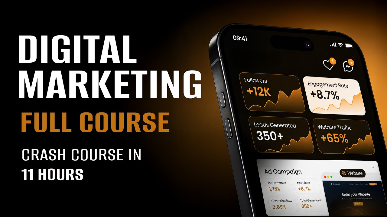 Learn Digital Marketing Free in (2026) | Digital Marketing Full Course | Intellipaat